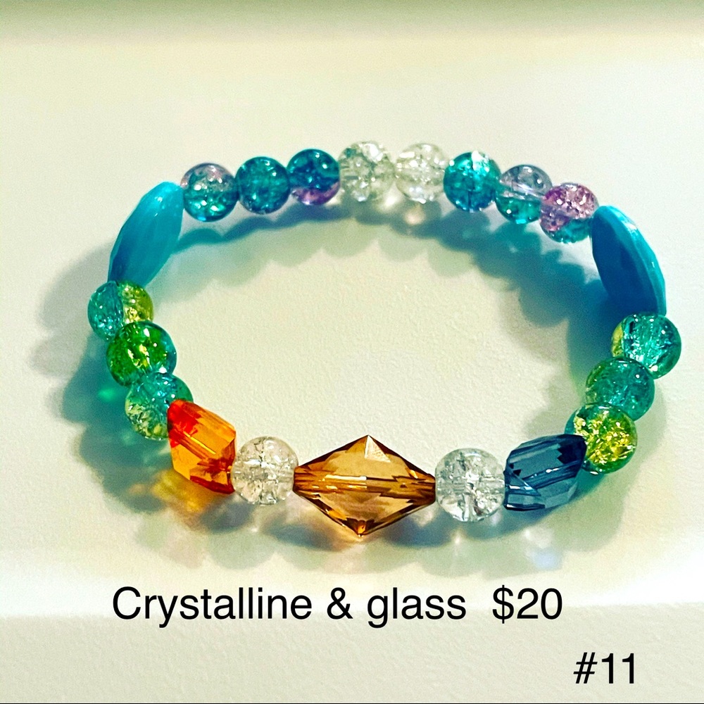 Crystalline and glass
